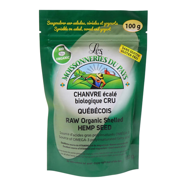 Chanvre écalé biologique 100 g